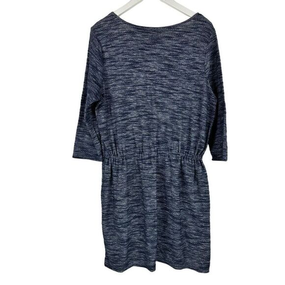 Loft Space Dye Tie Waist Long Sleeve Dress Large - Picture 2 of 5